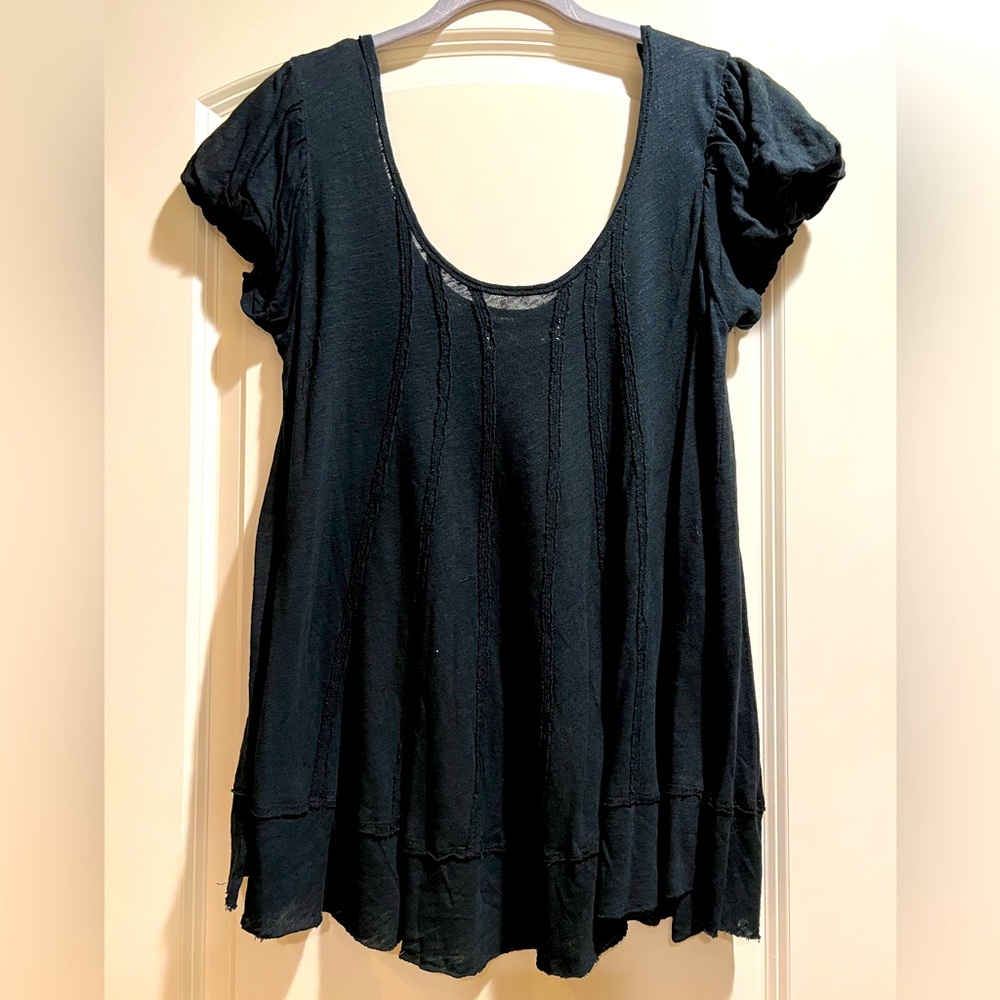 We The Free Black Flowy Tunic Top - Picture 2 of 5